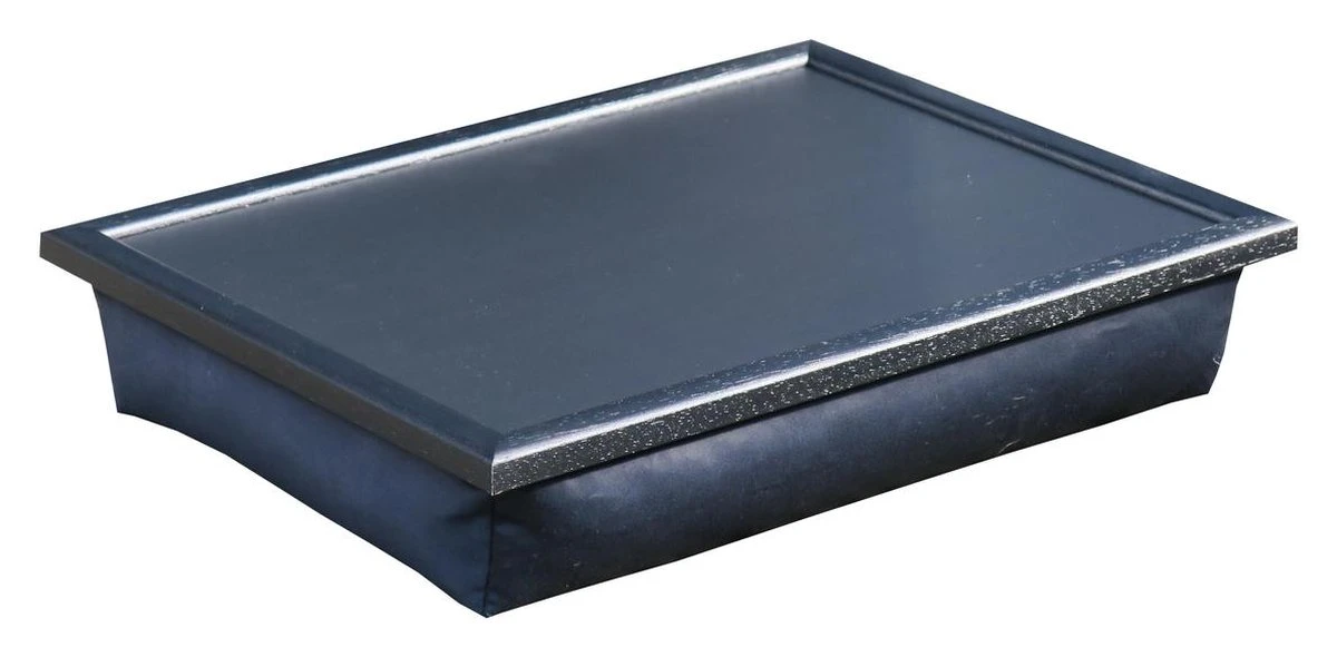 Andrews Laptray, Schoottafel, Schootkussen, Laptoptafel, Dienblad Met Kussen Effen Zwart 4 Andrews Laptray, Schoottafel, Schootkussen, Laptoptafel, Dienblad Met Kussen Effen Zwart - Afbeelding 2