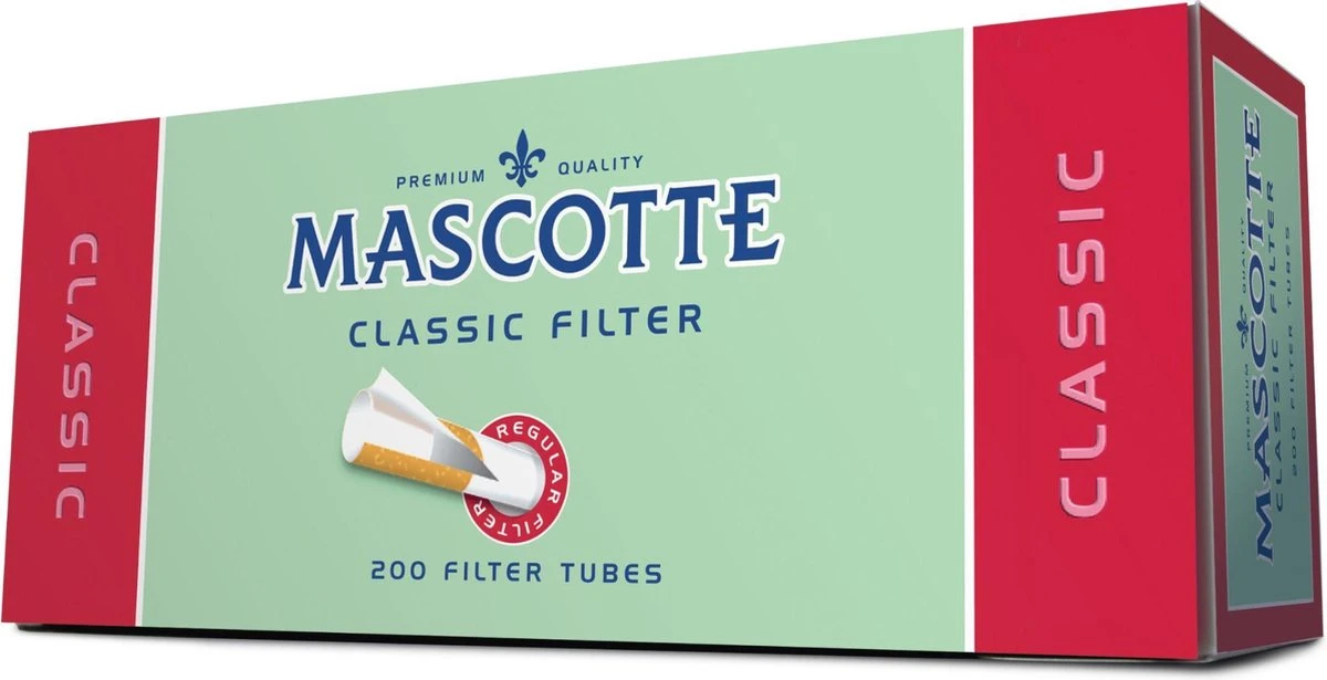 Sigarettenhulzen Mascotte Classic Filter 250 X 4 Hulzen 3 Sigarettenhulzen Mascotte Classic Filter 250 X 4 Hulzen