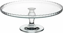 Pasabahce Taartplateau - Op Transparant Voet Zonder Stolp -Glas - 32cm -