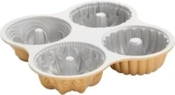 Tulband Bakvorm "Bundt Quartet Pan" - Nordic Ware | Premier Gold -KitchenAids Winkel 1200x655 2