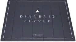 Riviera Maison Placemats - Dinner Is Served Placemat - Zwart