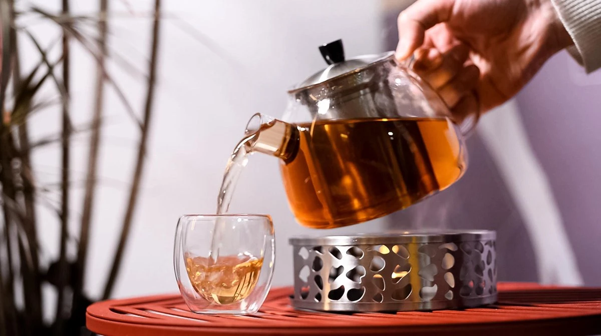 Luxe RVS Theepot Warmhouder - Rechaud Met Waxinelicht - Theewarmer Theelichtje - Thee Warmhoudplaat - Theepot Verwarmer Met Theelicht - Theelichthouder Voor Theepot Warmer - Tea Maker - Theekoker 4 Luxe RVS Theepot Warmhouder - Rechaud Met Waxinelicht - Theewarmer Theelichtje - Thee Warmhoudplaat - Theepot Verwarmer Met Theelicht - Theelichthouder Voor Theepot Warmer - Tea Maker - Theekoker - Afbeelding 2
