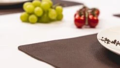 Jay Hill Placemats - Vegan Leer - Bruin / Zand - Dubbelzijdig - 46 X 33 Cm - 6 Stuks -KitchenAids Winkel 1200x674 2