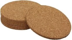 Merkloos Onderzetters Van Kurk 12 Stuks - Set Glazen Onderzetters