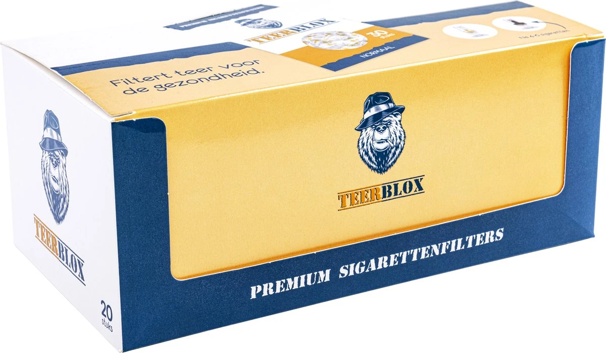 Teerblox Premium Teerfilters - Anti Teer Filter – Teerfilter - Doos - 600 Stuks 4 Teerblox Premium Teerfilters - Anti Teer Filter – Teerfilter - Doos - 600 Stuks - Afbeelding 2