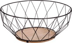 Decoratieve Fruitschaal - Metaal - 28 Cm