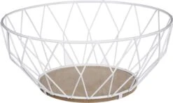 Fruitmand Wit Metaal - Fruitschaal - Decoratieve Schaal - 28 Cm -KitchenAids Winkel 1200x712 1