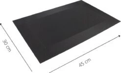 Four Love Placemats Kunststof - Kleur Zwart - Set Van 6 Stuks - Anti Slip Tafelbeschermer - Tafeldecoratie - Housewarming Cadeau - 45 X 30 Cm 11 Four Love Placemats Kunststof - Kleur Zwart - Set Van 6 Stuks - Anti Slip Tafelbeschermer - Tafeldecoratie - Housewarming Cadeau - 45 X 30 Cm -KitchenAids Winkel 1200x718