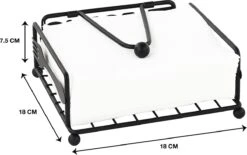 Servethouder - Servettenhouder - Houder Voor Servetten - RVS - Zwart 8 Servethouder - Servettenhouder - Houder Voor Servetten - RVS - Zwart -KitchenAids Winkel 1200x752 1