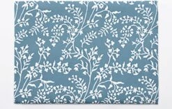 TINT TAFELLAKEN 150X250 CM PRINTED FLOWERS AQUA