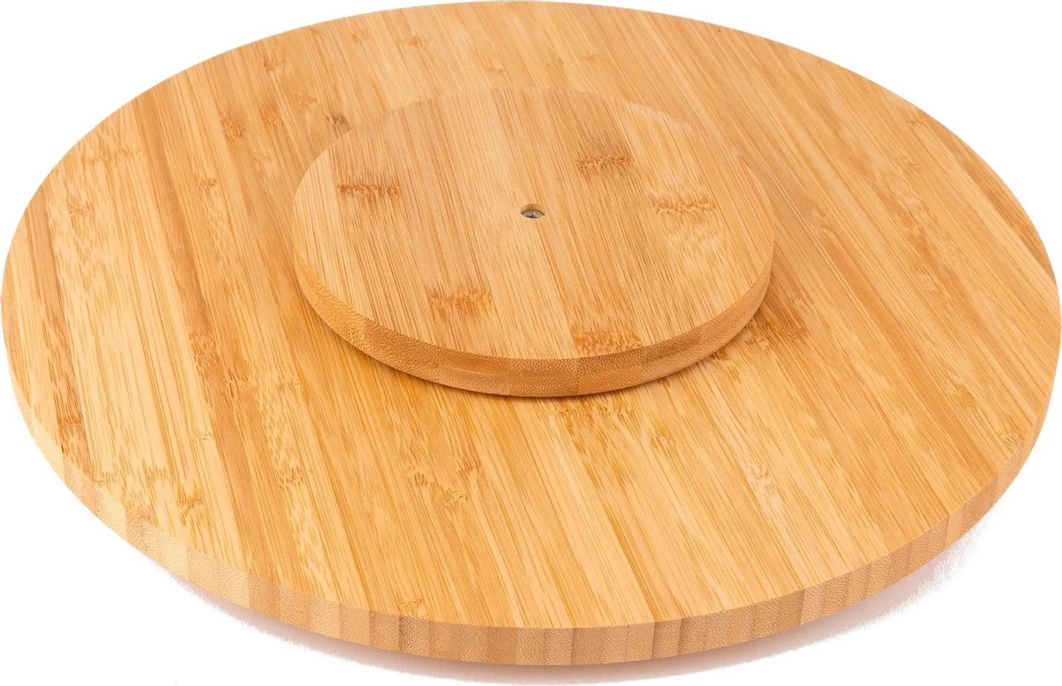 Secret De Gourmet Draaiplateau - Bamboe - D35 Cm 8 Secret De Gourmet Draaiplateau - Bamboe - D35 Cm - Afbeelding 6