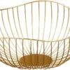 Metalen Fruitmand/fruitschaal Goud Rond 25 X 12 Cm - Fruitschalen/fruitmanden - Draadmand -KitchenAids Winkel 1200x786
