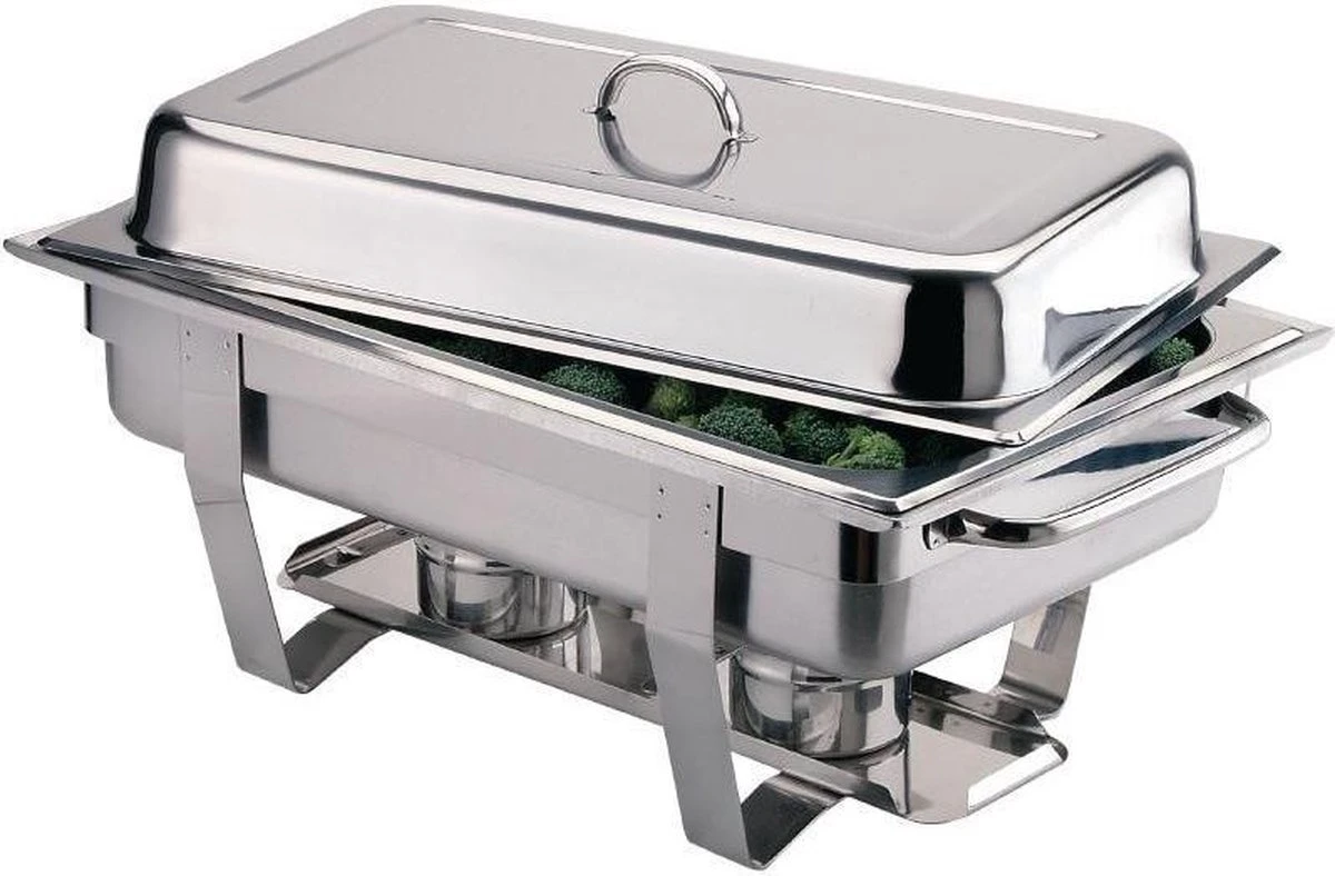 Olympia Milan Chafing Dish Set 4 Stuks 4 Olympia Milan Chafing Dish Set 4 Stuks - Afbeelding 2
