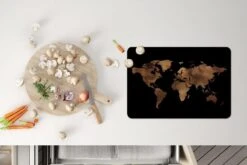 Placemat - Placemats Kunststof - Wereldkaart - Bruin - Zwart - 45x30 Cm - 6 Stuks - Hittebestendig - Anti-Slip - Onderlegger - Afneembaar 11 Placemat - Placemats Kunststof - Wereldkaart - Bruin - Zwart - 45x30 Cm - 6 Stuks - Hittebestendig - Anti-Slip - Onderlegger - Afneembaar -KitchenAids Winkel 1200x800 26