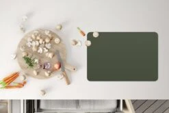 Placemats - Groen - Kleur - Neutraal - Vinyl - Antislip - Placemat - Onderleggers - 45x30 Cm - Eetkamer - Keuken Accessoires -KitchenAids Winkel 1200x800 65