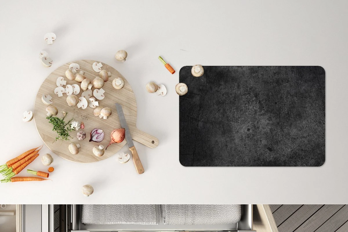 Placemat - Beton Design - Vintage - Zwart - Tafeldecoratie - Tafelbeschermer - Placemats - 6 Stuks - 45x30 Cm 5 Placemat - Beton Design - Vintage - Zwart - Tafeldecoratie - Tafelbeschermer - Placemats - 6 Stuks - 45x30 Cm - Afbeelding 3