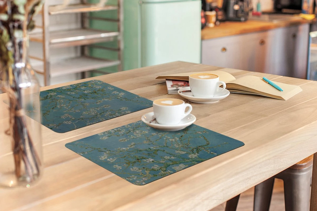 KitchenYeah - Placemats - Kunststof Placemat - Bloemen - Van Gogh - Kunst - Oude Meesters - Onderleggers Placemats - Onderlegger - Placemat - 45x30 Cm 9 KitchenYeah - Placemats - Kunststof Placemat - Bloemen - Van Gogh - Kunst - Oude Meesters - Onderleggers Placemats - Onderlegger - Placemat - 45x30 Cm - Afbeelding 7