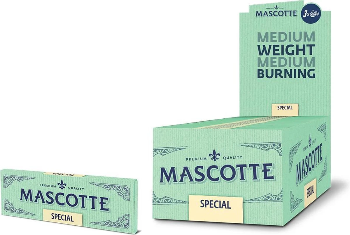 Mascotte - Mascotte Special Regular - 70x37mm - Doos 50 Stuks 4 Mascotte - Mascotte Special Regular - 70x37mm - Doos 50 Stuks - Afbeelding 2