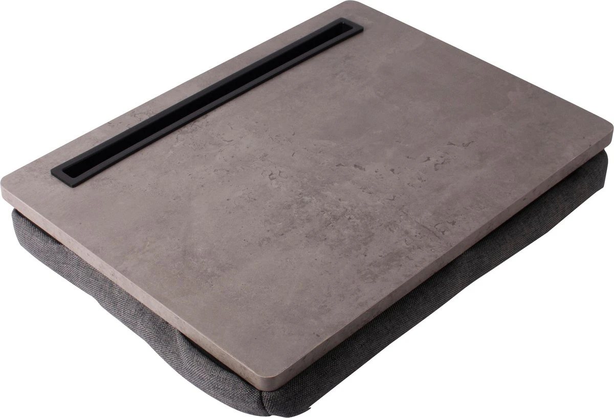 Gusta - Knietafel - Grijs - Beton Look - 37,5x28x5,5cm 3 Gusta - Knietafel - Grijs - Beton Look - 37,5x28x5,5cm