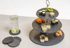 Sareva Etagere / Serveertoren - Leisteen - 3-Laags -KitchenAids Winkel 1200x830