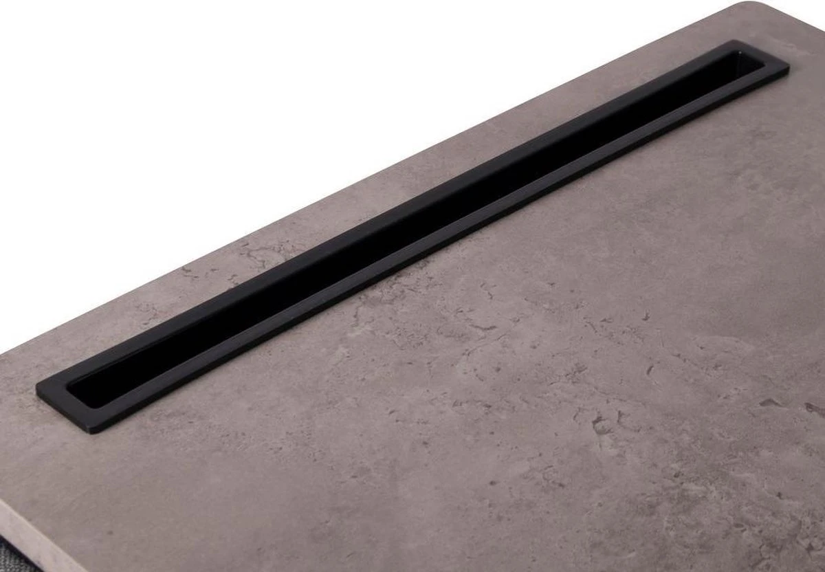 Gusta - Knietafel - Grijs - Beton Look - 37,5x28x5,5cm 4 Gusta - Knietafel - Grijs - Beton Look - 37,5x28x5,5cm - Afbeelding 2