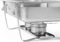 Hendi Chafing Dish Set - Buffetwarmer Economic - 9 Liter - Warmhoudschaal - 60x35,8x(H)29,5cm - Set Van 2 -KitchenAids Winkel 1200x834
