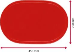 Westmark Set Van 4 Placemats, 45,5 X 29 Cm, Vinyl, Rood, Saleen-collectie: Fun -KitchenAids Winkel 1200x847