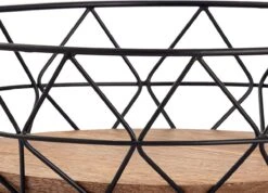 Parya Home - Fruitmand Metaal Broodmand Ronde Fruitschaal Neo 28 Cm H 10 Cm Zwart Metaal -KitchenAids Winkel 1200x863 1