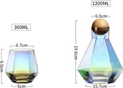 Luxaliving Waterkaraf Met 6 Glazen - Inhoud 1,2 Liter - Vaatwasser Bestendig - Glazenset - Karaf - Drankglazen -KitchenAids Winkel 1200x867