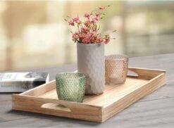 Merkloos FSC® Houten Dienblad Rechthoekig - Design Koffie / Thee Dienblad - Dienblad Met Handvatten - Paulownia Hout - 47 X 29.5 X 4.5 Cm -KitchenAids Winkel 1200x884 3