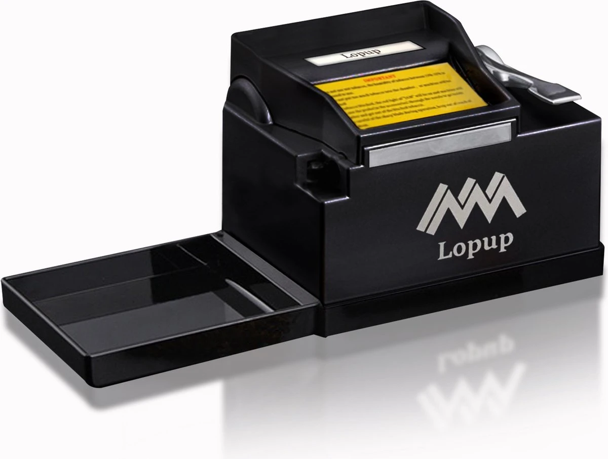 Lopup® Elektrische Sigarettenmaker - Sigarettenmakers - Sigaretten Maker Elektrisch - Hulzenstopper - Sigaretten - Exclusieve NL Handleiding - Zwart 3 Lopup® Elektrische Sigarettenmaker - Sigarettenmakers - Sigaretten Maker Elektrisch - Hulzenstopper - Sigaretten - Exclusieve NL Handleiding - Zwart