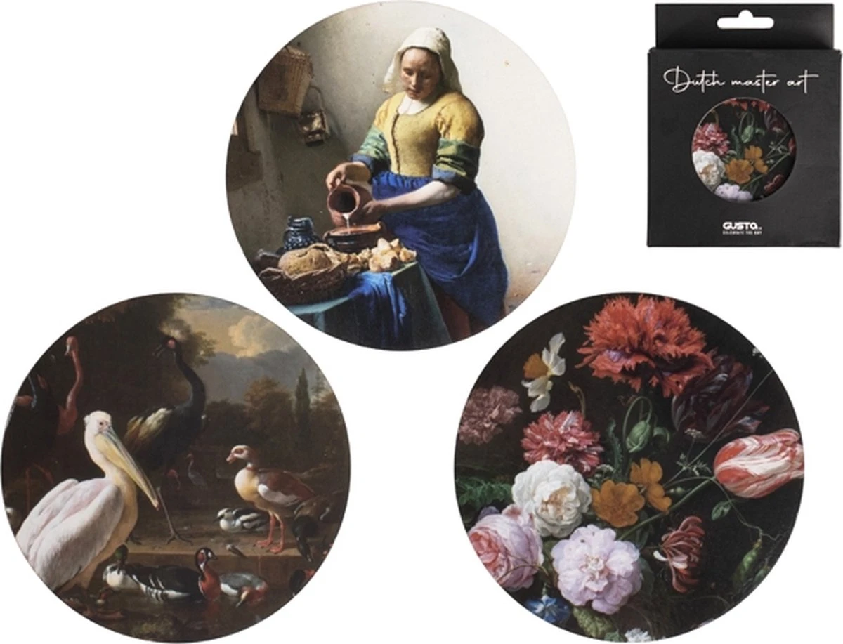 Gusta Onderzetters Hollandse Meesters Set A 6 3 Gusta Onderzetters Hollandse Meesters Set A 6