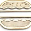 Riviera Maison Onderzetter Voor Pannen, Hamburger - Classic Burger Trivet - Goud - Aluminium - 1 Stuk