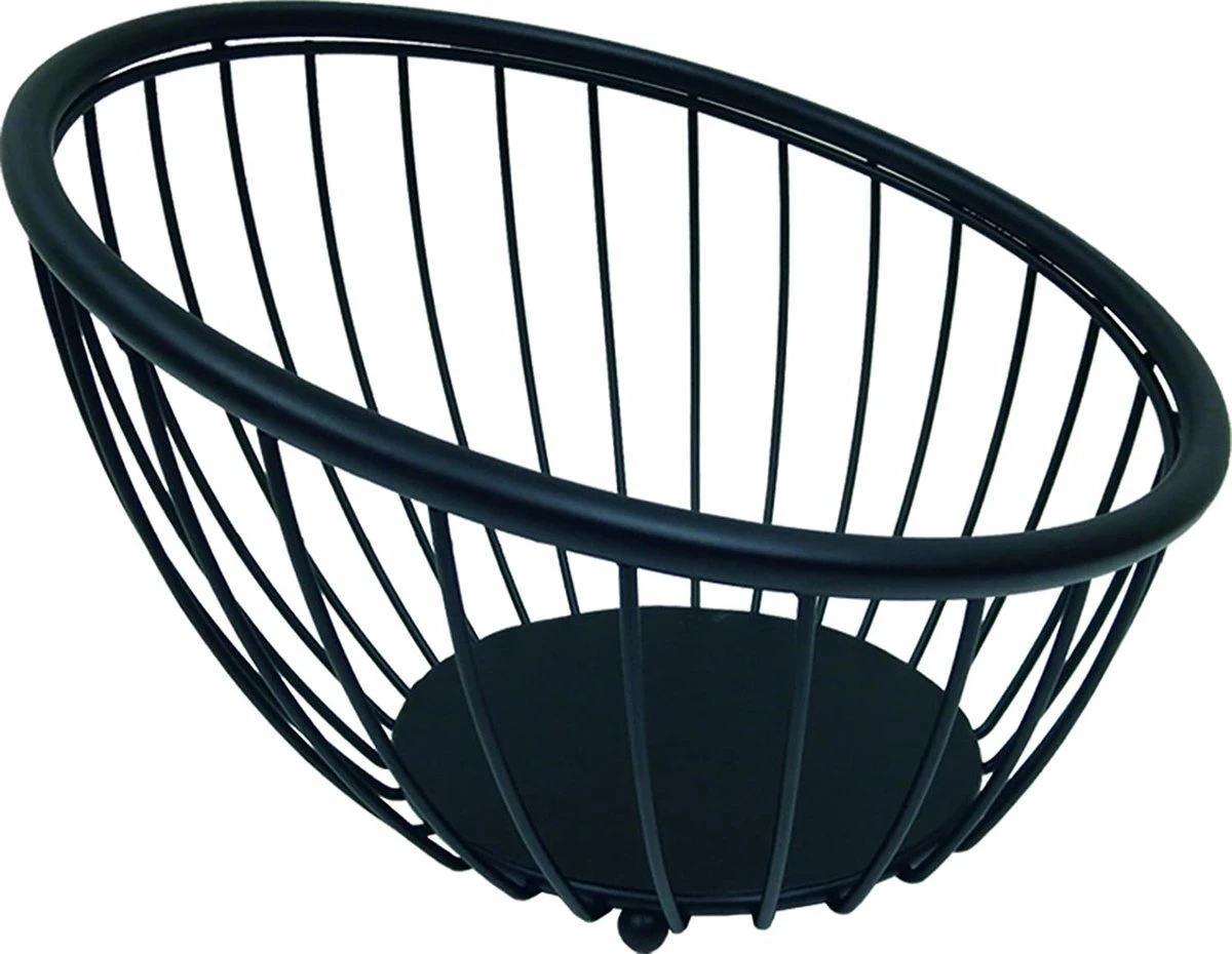 Artex Black Globe Fruitschaal - Ø 25 Cm - Zwart 3 Artex Black Globe Fruitschaal - Ø 25 Cm - Zwart