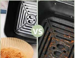 AirFryer Bakpapier - 50 Stuks - 16cm - Gratis Recepten E-book - Zetamo -KitchenAids Winkel 1200x935 2