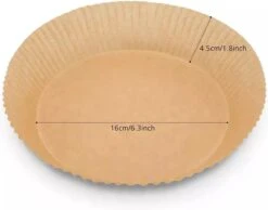 Airfryer Bakpapier 100 Stuks - Airfryer Accessoires - Bakpapier Airfryer - Airfryer Bakjes - Wegwerpbakjes Airfryer - 16 Cm - Bakpapier -KitchenAids Winkel 1200x941