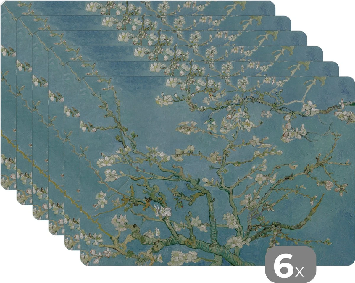 KitchenYeah - Placemats - Kunststof Placemat - Bloemen - Van Gogh - Kunst - Oude Meesters - Onderleggers Placemats - Onderlegger - Placemat - 45x30 Cm 3 KitchenYeah - Placemats - Kunststof Placemat - Bloemen - Van Gogh - Kunst - Oude Meesters - Onderleggers Placemats - Onderlegger - Placemat - 45x30 Cm