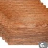 Placemat - Placemats Kunststof - De Hout Structuur Van Een Plank - 45x30 Cm - 6 Stuks - Hittebestendig - Anti-Slip - Onderlegger - Afneembaar -KitchenAids Winkel 1200x957 3
