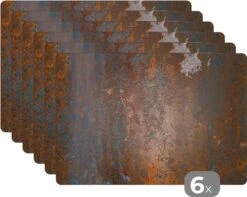 Placemat - Placemats Kunststof - Staal - Vintage - Roest - 45x30 Cm - 6 Stuks - Hittebestendig - Anti-Slip - Onderlegger - Afneembaar 19 Placemat - Placemats Kunststof - Staal - Vintage - Roest - 45x30 Cm - 6 Stuks - Hittebestendig - Anti-Slip - Onderlegger - Afneembaar -KitchenAids Winkel 1200x957 9