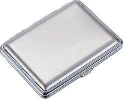 Sigarettendoosje Zilver - 16 Sigaretten - Luxe Sigarettenhouder - Hoge Kwaliteit