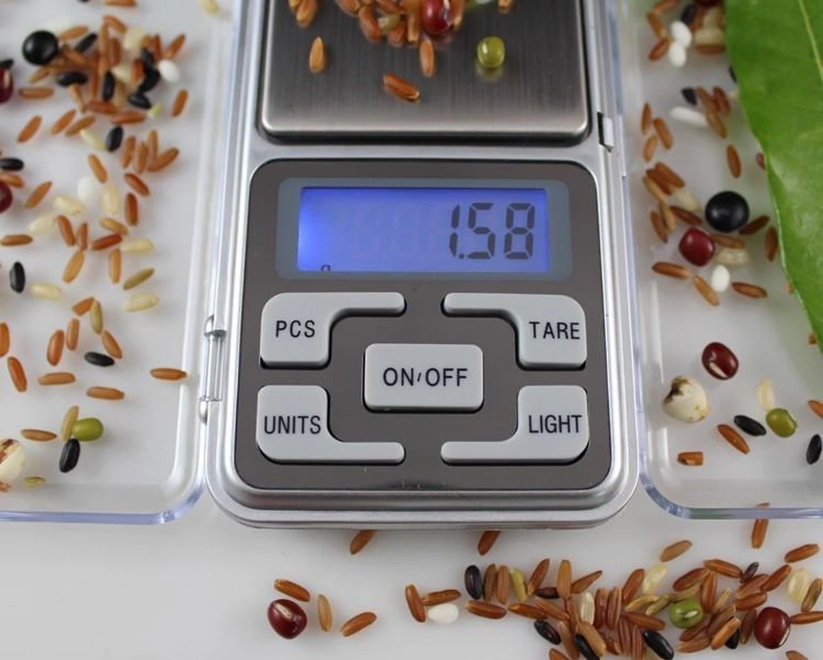 Merkloos Mini Precisie Keukenweegschaal - Digitale Keukenweegschaal - Tot 200 Gram 4 Merkloos Mini Precisie Keukenweegschaal - Digitale Keukenweegschaal - Tot 200 Gram - Afbeelding 2