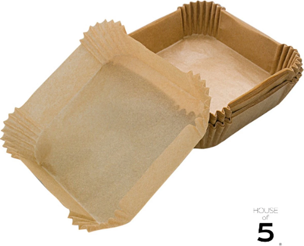 Airfryer Bakpapier - Wegwerpbakjes - 20 Tot 22cm - Airfryer Accessoires - 100 Stuks 10 Airfryer Bakpapier - Wegwerpbakjes - 20 Tot 22cm - Airfryer Accessoires - 100 Stuks - Afbeelding 8
