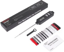 Brauch TP500 - Thermometer - Keukenthermometer - RVS - Voedsel Melk, Vlees, BBQ, Water, Zwart 10 Brauch TP500 - Thermometer - Keukenthermometer - RVS - Voedsel Melk, Vlees, BBQ, Water, Zwart -KitchenAids Winkel 1200x979 1