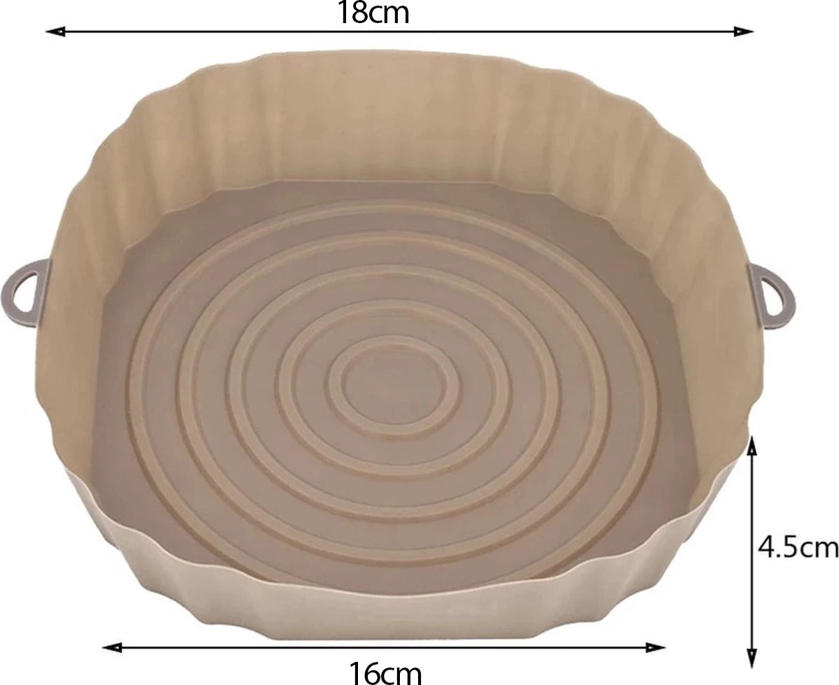 Consumerce® Siliconen AirFryer Mandje Roze Small (16cm) – AirFryer Accesoires – AirFryer Bakjes Siliconen – AirFryer Siliconen Bakje – AirFryer Bakpapier Siliconen – AirFryer Bakje – AirFryer Bakvorm Siliconen – Heteluchtfriteuse 8 Consumerce® Siliconen AirFryer Mandje Roze Small (16cm) – AirFryer Accesoires – AirFryer Bakjes Siliconen – AirFryer Siliconen Bakje – AirFryer Bakpapier Siliconen – AirFryer Bakje – AirFryer Bakvorm Siliconen – Heteluchtfriteuse - Afbeelding 6