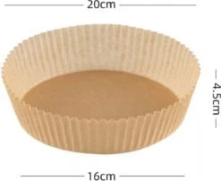 Airfryer Bakpapier- Airfryer Bakpapier 20cm- Eco Friendly- Airfryer Bakpapier Rond- Non Stick- Bakpapier- Airfryer Accessoire- Hete Lucht Friteuse Bakjes- Airfryer Bakpapier 50 Stuks- Geschikt Voor Phillips, Princess En Alle Andere Airfryers -KitchenAids Winkel 1200x979 4
