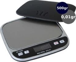 Alternative view of Digitale Weegschaal 500g X 0,01 Gram - Precisie Weegschaal 0,01 G - Keuken Weegschaal