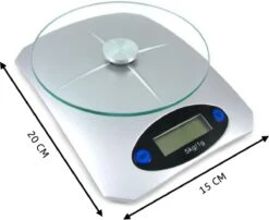 Keukenweegschaal Digitaal - Nauwkeurig - 2 Gr Tot 5 Kg - LCD Display - Inclusief Batterijen - Rheme -KitchenAids Winkel 1200x981