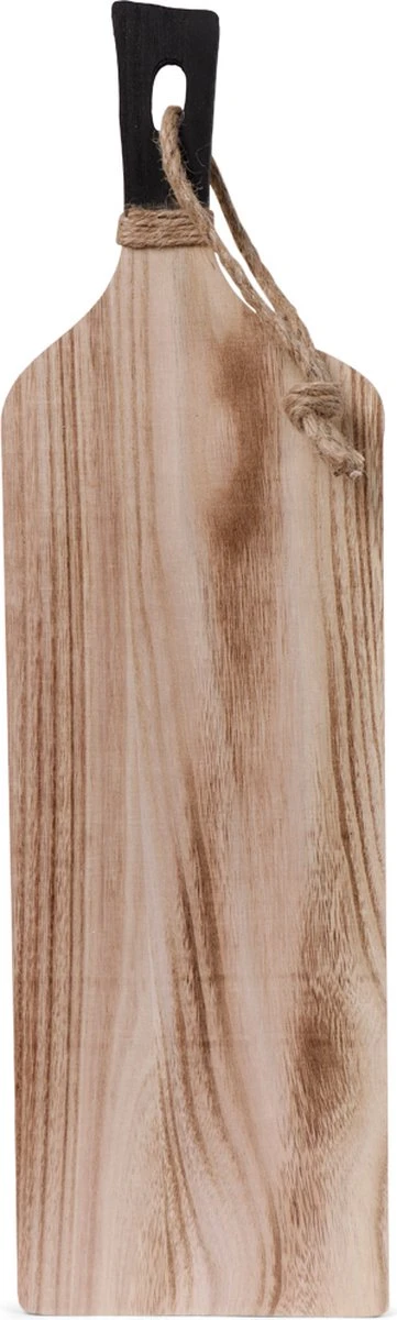 SENZA Borrelplank Met Handvat - Tapasplank - Paulownia Hout - Zwart Hout - 58 X 17 CM 8 SENZA Borrelplank Met Handvat - Tapasplank - Paulownia Hout - Zwart Hout - 58 X 17 CM - Afbeelding 6