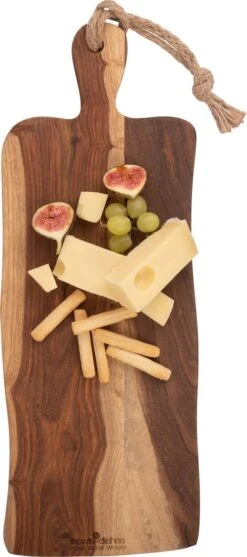 Bowls And Dishes Pure Rose Wood Duurzame Borrelplank - Serveerplank - Hapjesplank - Tapasplank - Kaasplank Rustiek Met Handvat 49 Cm - Cadeau Tip! -KitchenAids Winkel 532x1200