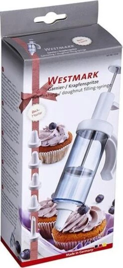 Westmark Garneerspuit - 18 Cl - 6-delig - Wit 14 Westmark Garneerspuit - 18 Cl - 6-delig - Wit -KitchenAids Winkel 553x1200